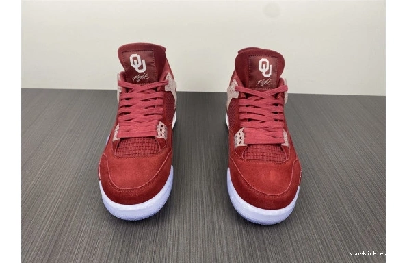 Sooners AJ4-904282 Air AJ4-904282 Oklahoma Retro 4 Jordans 0804